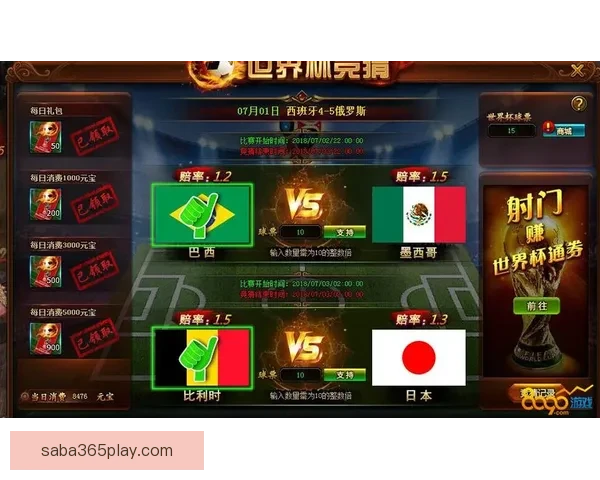 世界杯精彩赛事在线竞猜平台实时比分赔率全解析